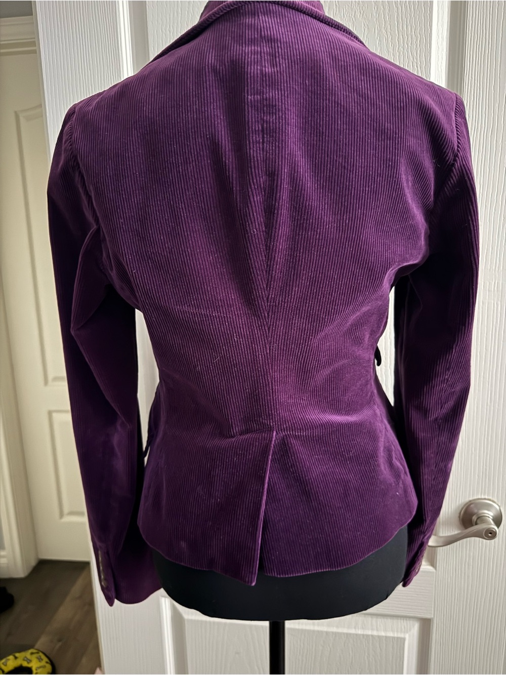 Ralph Lauren Deep Plum Corduroy Blazer Jacket Beautiful! - Picture 7 of 9